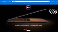 Purchase MacBook Air-M1 at the lowest price (Image via Walmart)